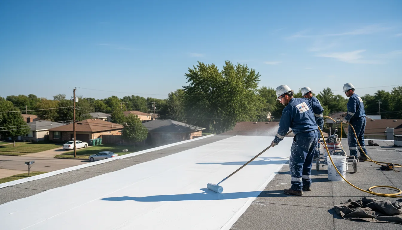 Commercial roof coating in Fair Oaks, CA near me